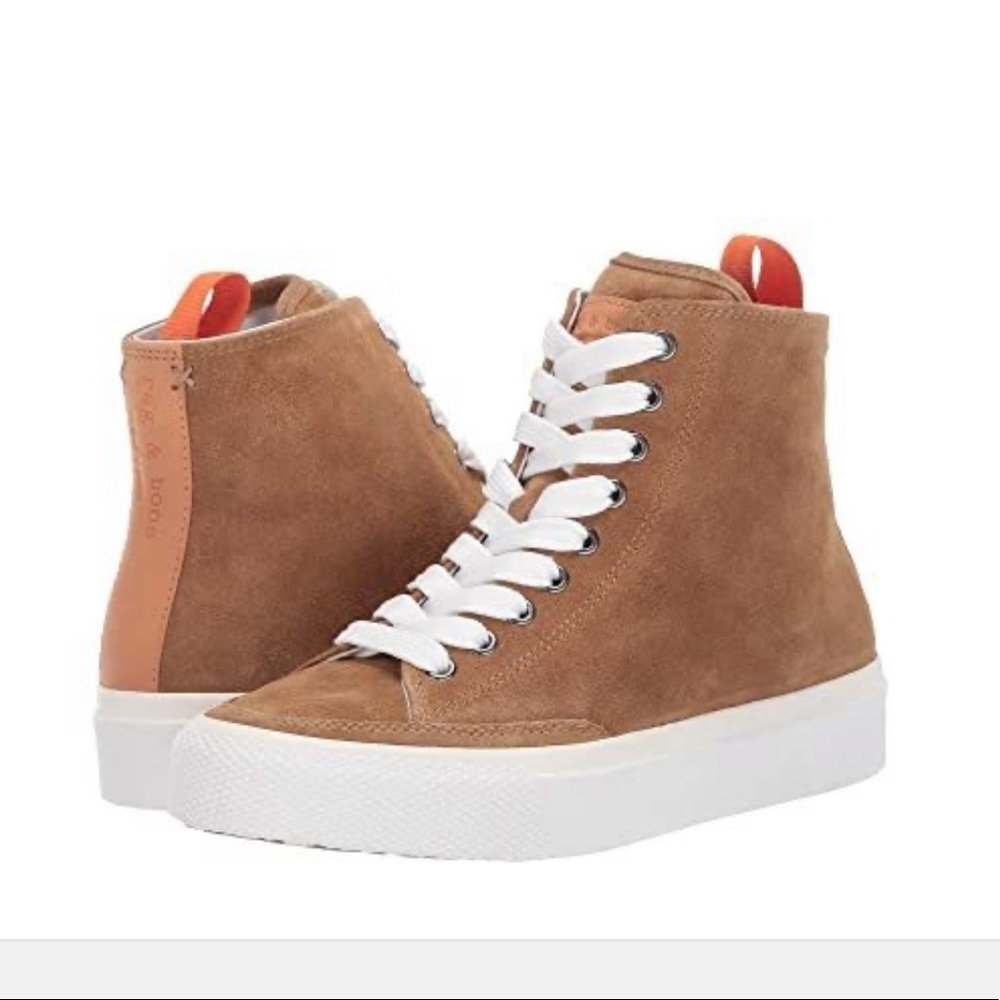 Sold Out NWT Rag & Bone RB Suede Sneakers.